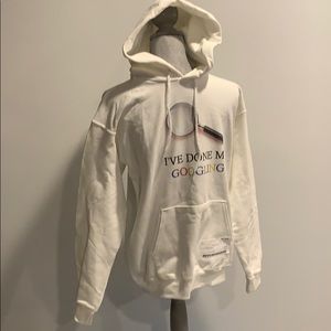 Hanes I’ve Done my Goggling Men’s Hoodie S White